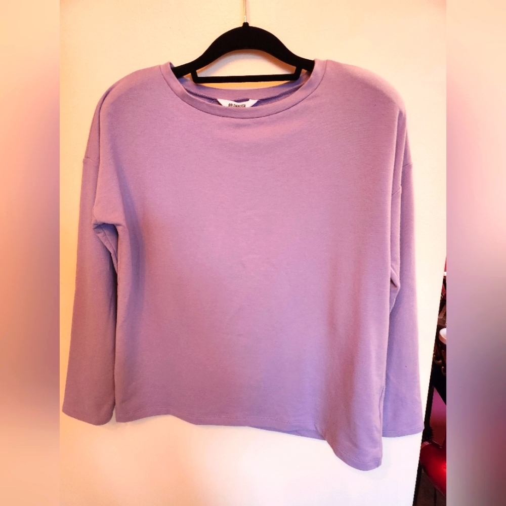 BB Dakota purple long sleeve sweater